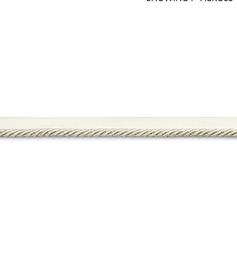 Scalamandre Boulevard Cord Parchment Trim Sample SC 0004C314