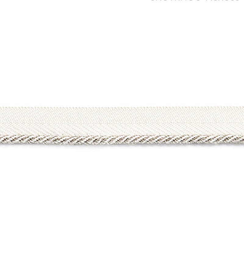 Scalamandre Avenue Cord Parchment Trim Sample SC 0004C315