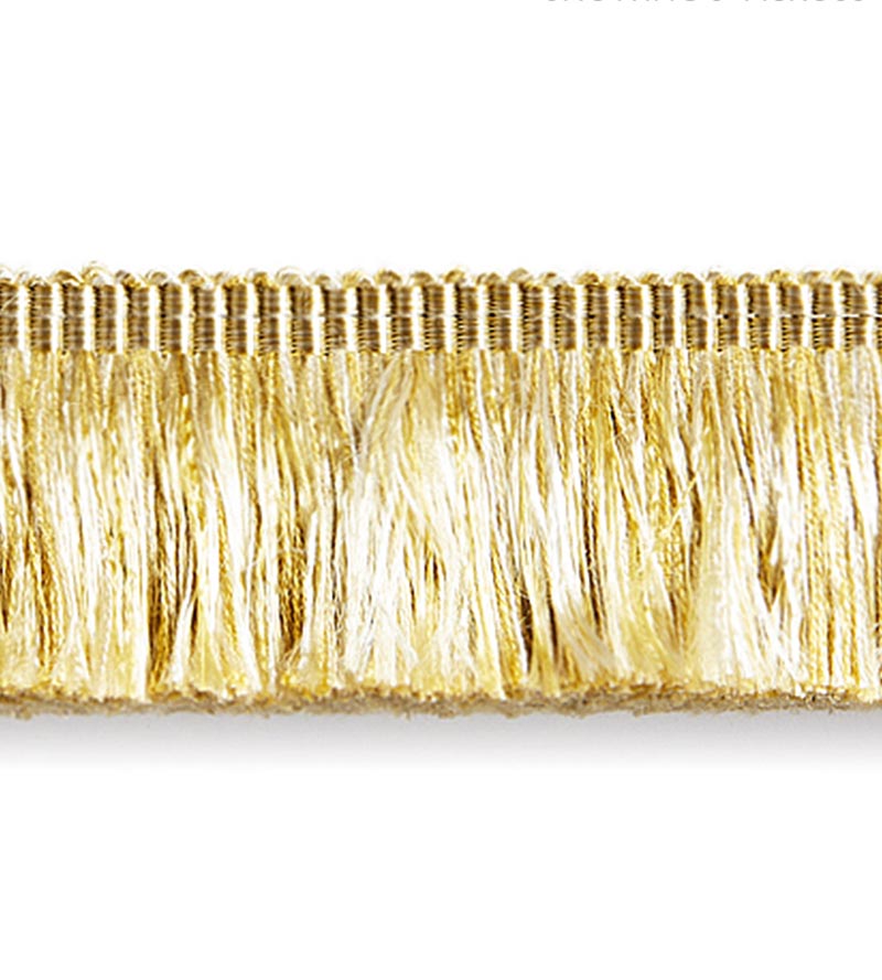 Scalamandre Gripsholm Brush Fringe Sunlight Trim Sample SC 0004FC1497