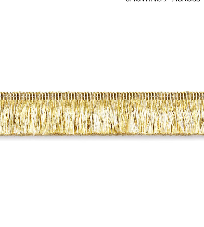 Scalamandre Gripsholm Brush Fringe Sunlight Trim Sample SC 0004FC1497