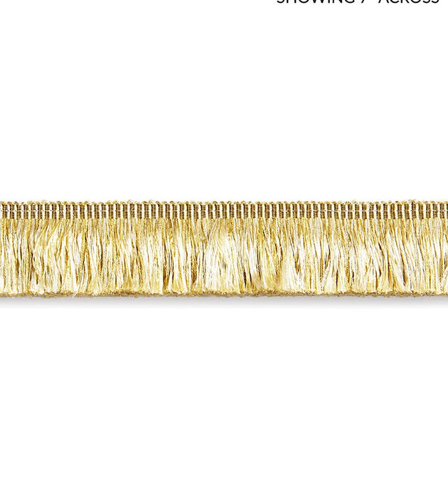 Scalamandre Gripsholm Brush Fringe Sunlight Trim Sample SC 0004FC1497