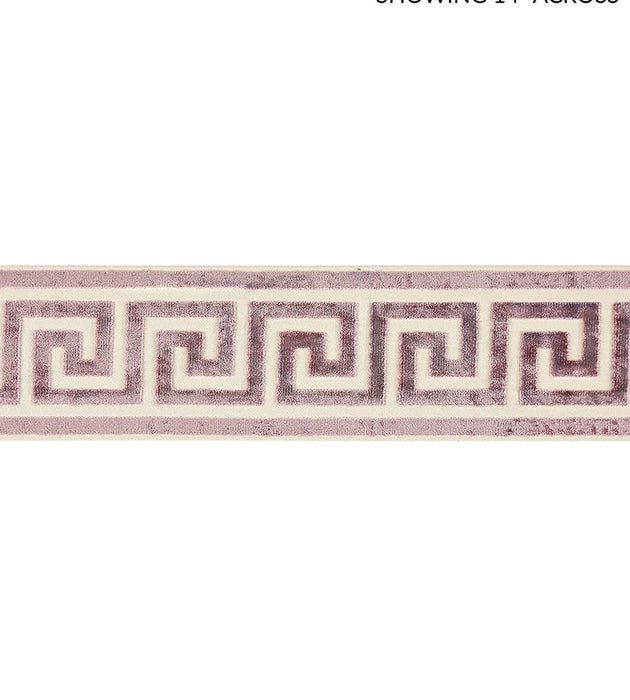 Scalamandre Greek Key Velvet Tape Amethyst Trim SC 0004T3279