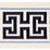 Scalamandre Imperial Embroidered Tape Navy Trim Sample SC 0004T3280