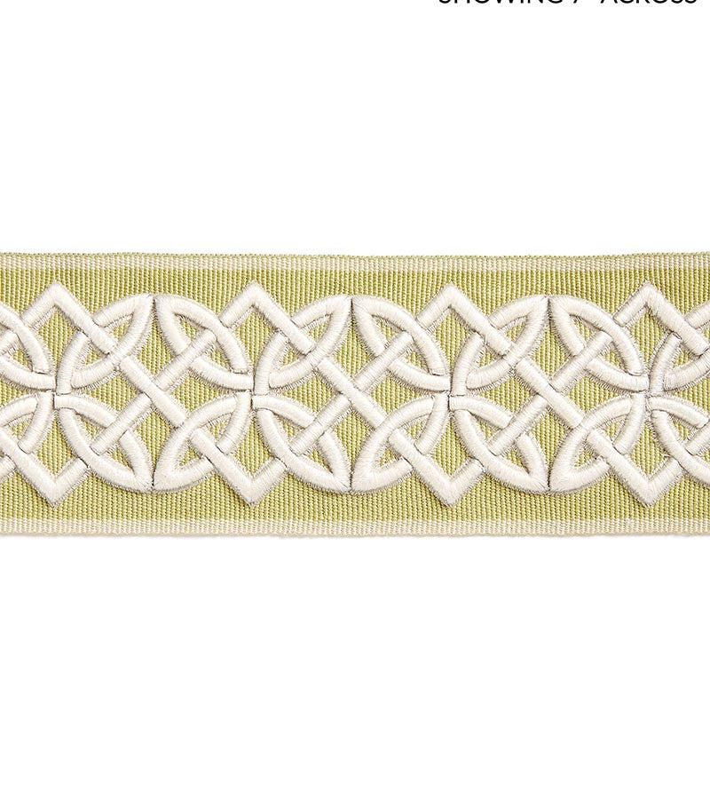 Scalamandre Celtic Embroidered Tape Lettuce Trim SC 0004T3282