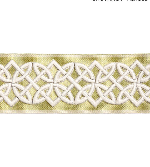 Scalamandre Celtic Embroidered Tape Lettuce Trim SC 0004T3282