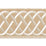 Scalamandre Helix Embroidered Tape Camel Trim Sample SC 0004T3284