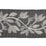 Scalamandre Laurel Embroidered Tape Charcoal Trim Sample SC 0004T3292