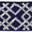 Scalamandre Lattice Tape Indigo Trim Sample SC 0004T3295