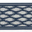 Scalamandre Patara Ikat Tape Indigo Trim SC 0004T3307