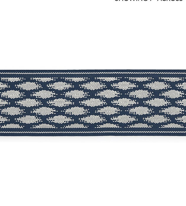 Scalamandre Patara Ikat Tape Indigo Trim SC 0004T3307