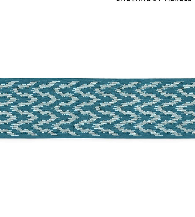 Scalamandre Seychelles Tape Turquoise Trim SC 0004T3309