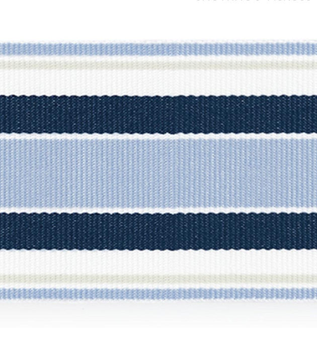 Scalamandre Marina Stripe Tape Pacific Trim Sample SC 0004T3311