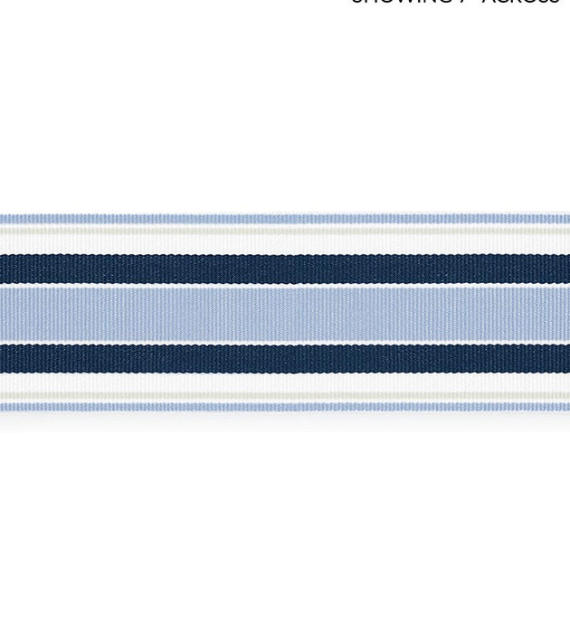 Scalamandre Marina Stripe Tape Pacific Trim Sample SC 0004T3311