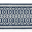 Scalamandre Tulum Diamond Tape Indigo Trim Sample SC 0004T3312