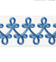 Scalamandre Empress Embroidered Tape Porcelain Trim SC 0004T3321