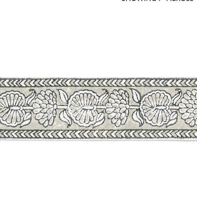 Scalamandre Tulsi Block Print Tape Truffle Trim SC 0004T3328