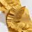 Scalamandre Ruffle Tape Golden Trimming Sample SC 0004T3341