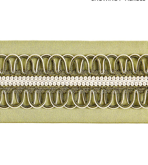 Scalamandre Colette Braided Tape Leaf Trim SC 0004V1242