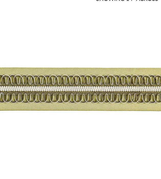 Scalamandre Colette Braided Tape Leaf Trim SC 0004V1242