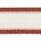 Scalamandre Odeon Shimmer Braid Cardinal Trim Sample SC 0004V1249