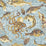 Scalamandre Mikonos Ochres & Aqua Wallpaper Sample SC 0004WP81545