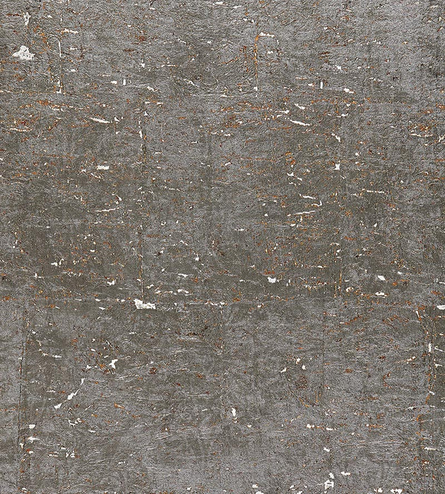 Scalamandre Metal Cork Graphite Wallpaper Sample SC 0004WP88336