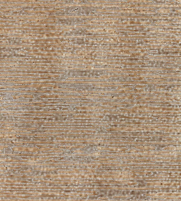 Scalamandre Canyon Taupe & Silver Wallpaper SC 0004WP88366