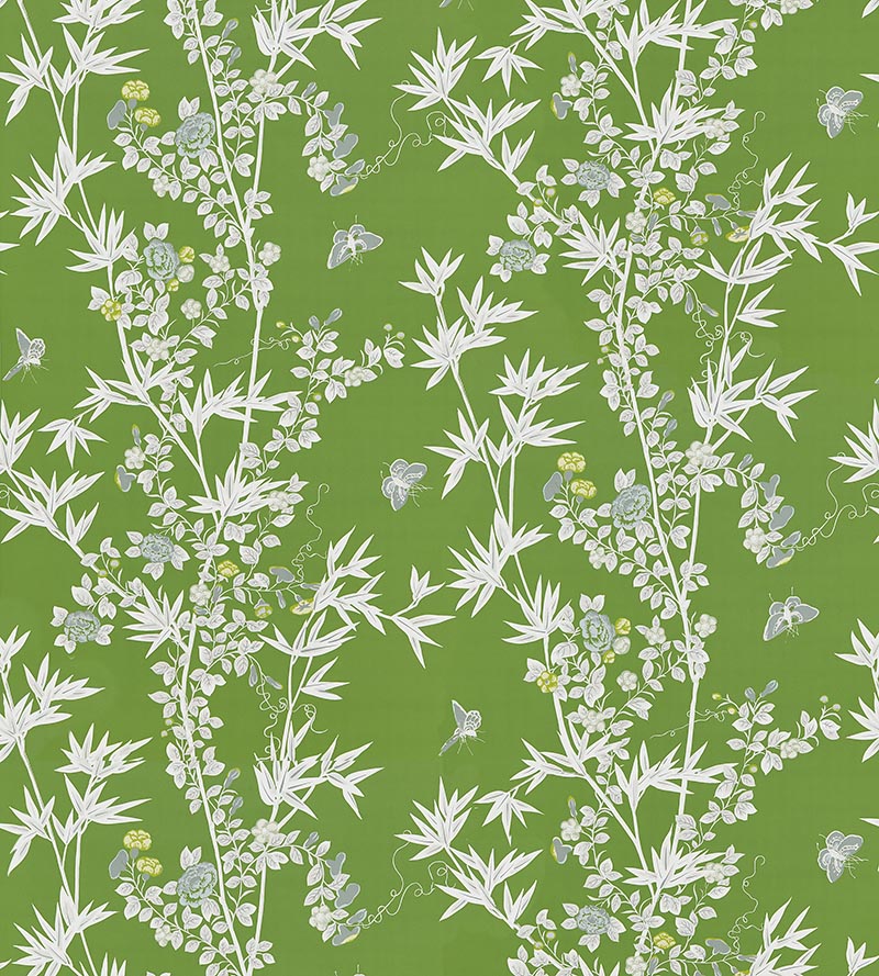 Scalamandre Jardin De Chine Jade Wallpaper SC 0004WP88375