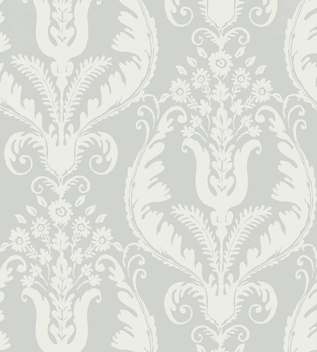 Scalamandre Primavera French Grey Wallpaper Sample SC 0004WP88376