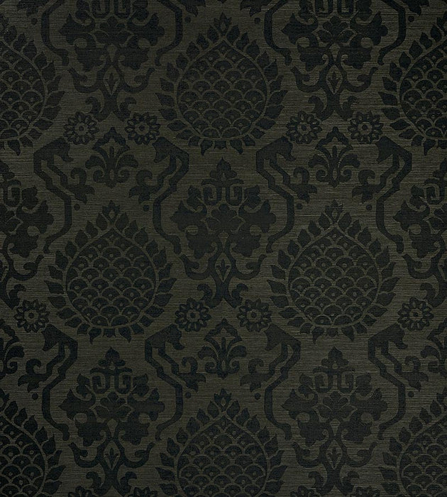 Scalamandre Surat Sisal Jet Wallpaper SC 0004WP88378