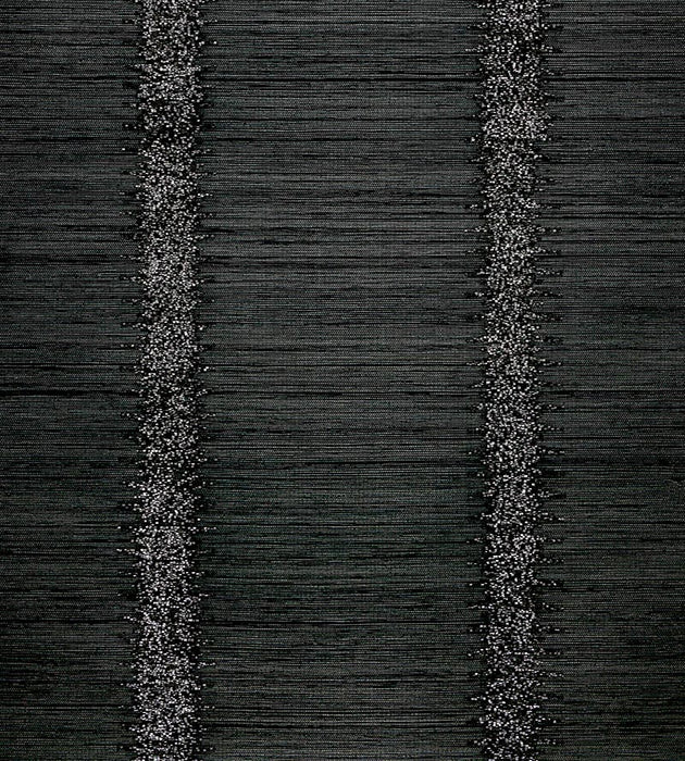 Scalamandre Veronica Beaded Grasscloth Carbon Wallpaper SC 0004WP88386