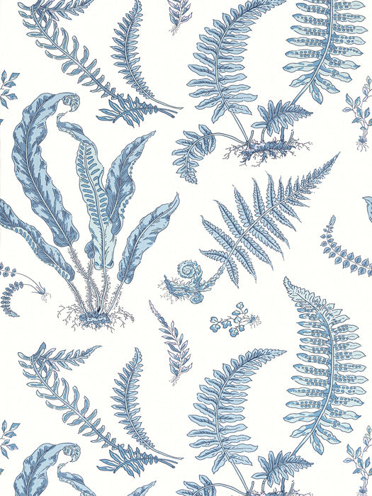 Scalamandre Elsie De Wolfe Ultramarine Wallpaper Sample SC 0004WP88592D