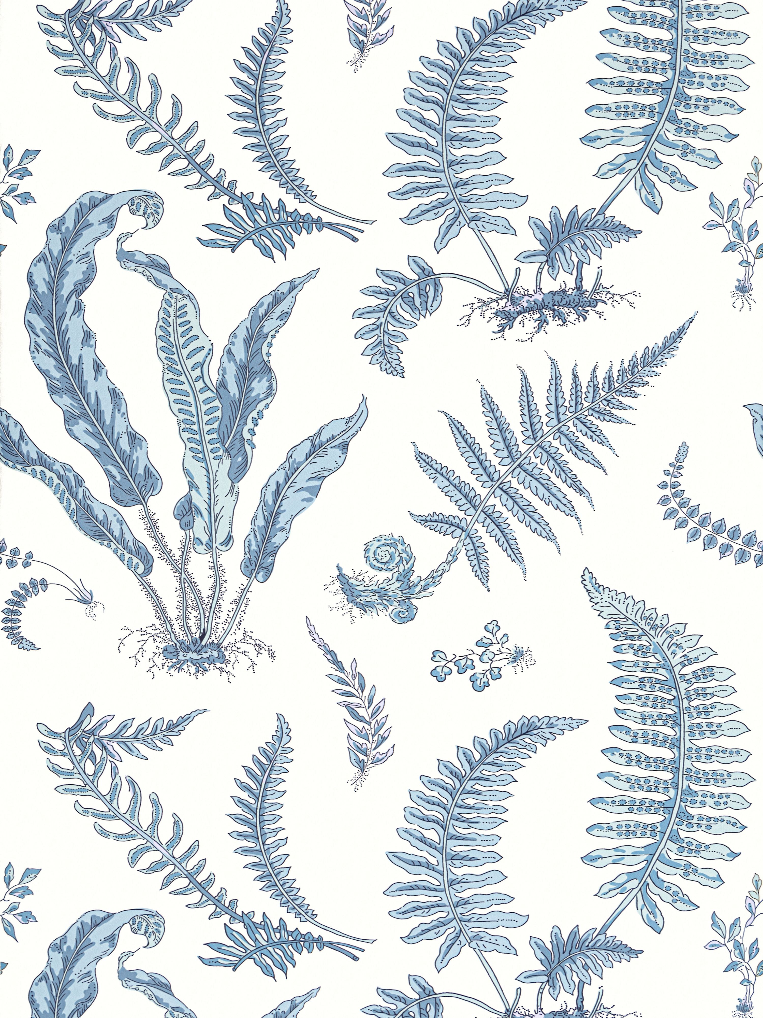 Scalamandre Elsie De Wolfe Ultramarine Wallpaper SC 0004WP88592D