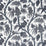 Scalamandre Balinese Peacock Linen Print Indigo Fabric SC 000516575