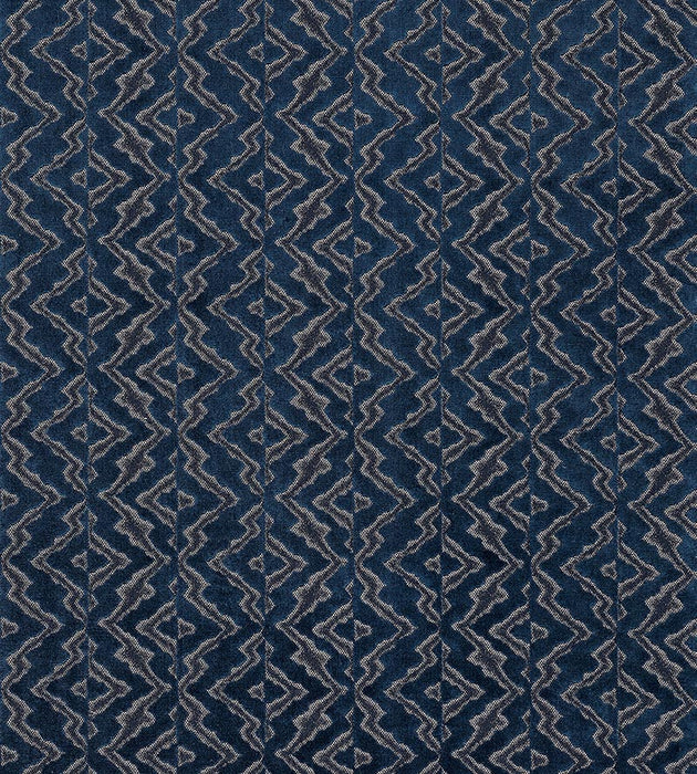 Scalamandre Echo Velvet Midnight Sky Fabric SC 000527085