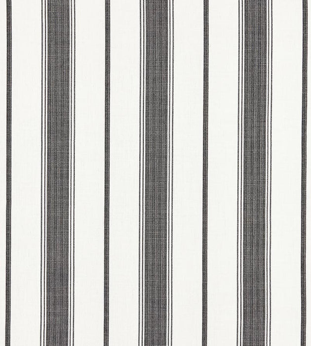 Scalamandre Sconset Stripe Carbon Fabric SC 000527110