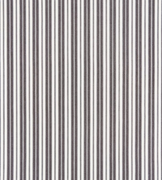 Scalamandre Devon Ticking Stripe Charcoal Fabric SC 000527115