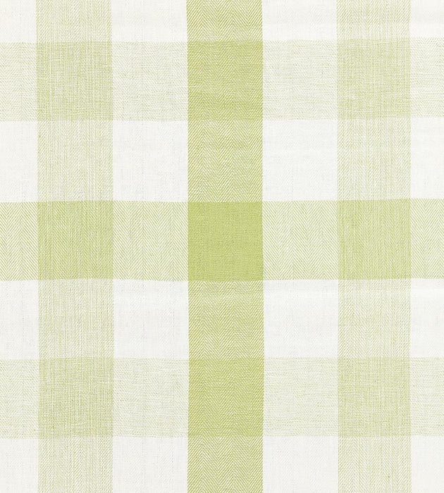 Scalamandre Westport Linen Plaid Green Tea Fabric SC 000527135