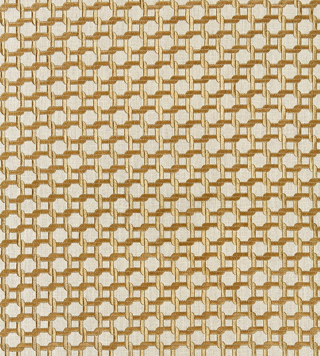 Scalamandre Link Embroidery Bronze Fabric SC 000527140