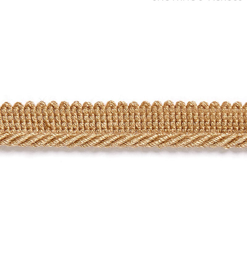 Scalamandre Millstone Twisted Cord Camel Trim Sample SC 0005C304