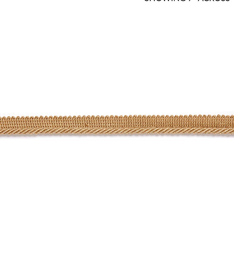 Scalamandre Millstone Twisted Cord Camel Trim Sample SC 0005C304