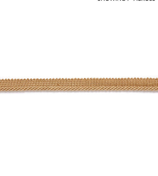 Scalamandre Millstone Twisted Cord Camel Trim Sample SC 0005C304