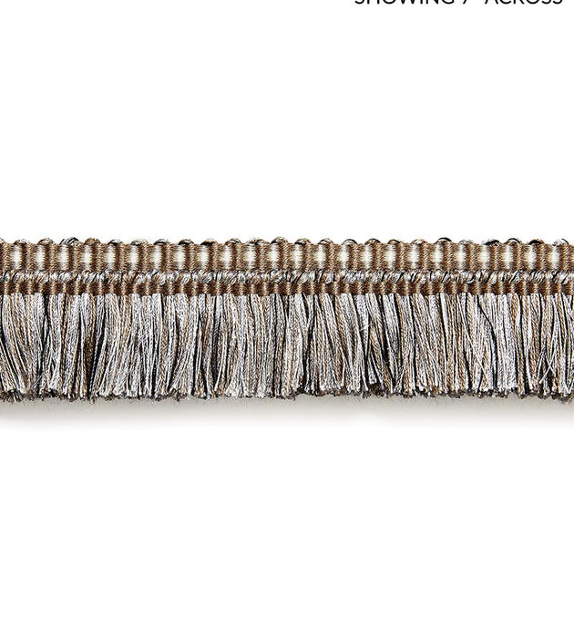 Scalamandre Shimmer Brush Fringe Smoke Trim SC 0005FC1495