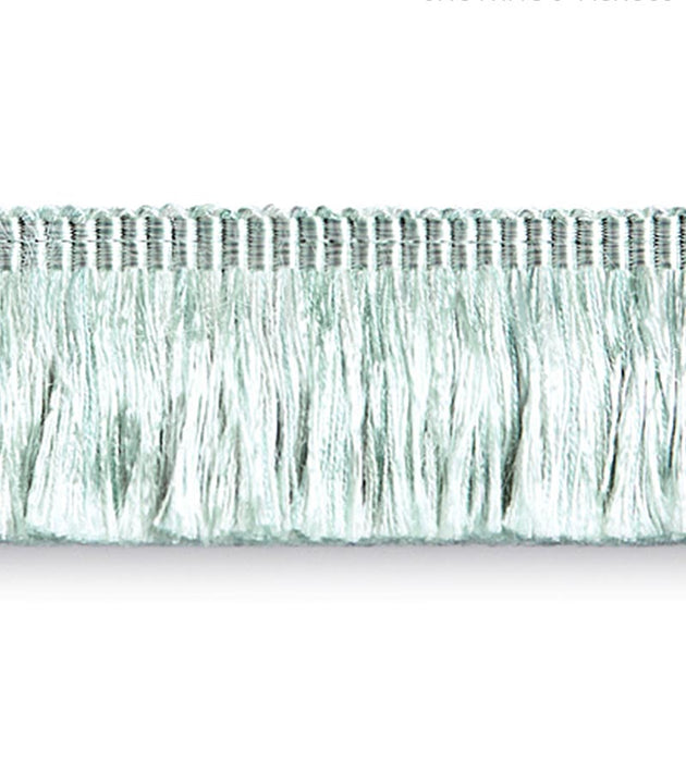 Scalamandre Gripsholm Brush Fringe Seaspray Trim Sample SC 0005FC1497