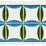 Scalamandre Fiori Embroidered Tape Peacock Trim Sample SC 0005T3288