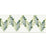 Scalamandre Sayuri Embroidered Tape Forest Trim Sample SC 0005T3324