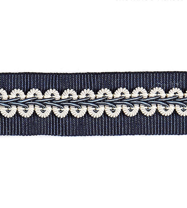 Scalamandre Cecile Gimp Tape Navy Trim SC 0005V1243