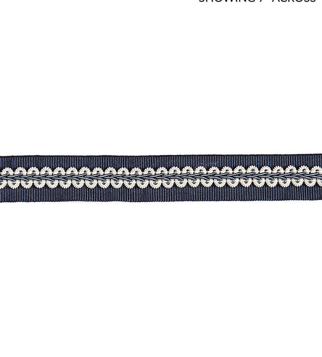 Scalamandre Cecile Gimp Tape Navy Trim SC 0005V1243