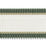 Scalamandre Odeon Shimmer Braid Ivy Trim Sample SC 0005V1249