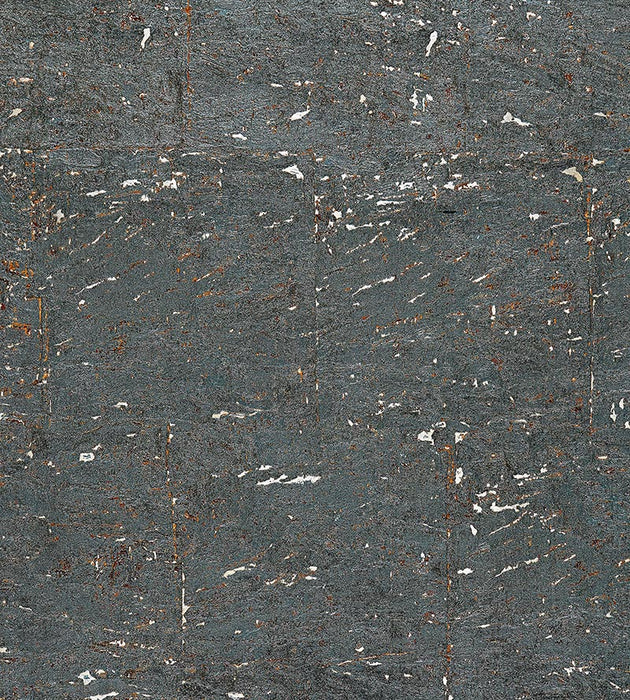 Scalamandre Metal Cork Bluestone Wallpaper Sample SC 0005WP88336